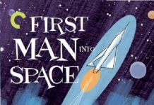 Poster for the movie "First Man Into Space"