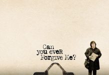 Poster for the movie "Can You Ever Forgive Me?"