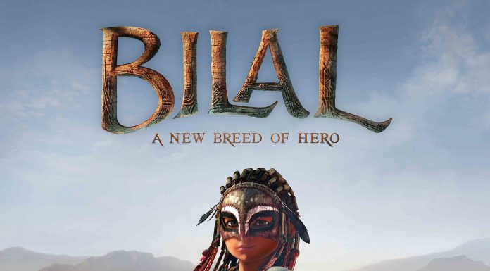 Poster for the movie "Bilal: A New Breed of Hero"